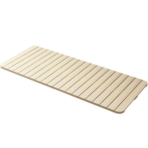 BB4C wholesale simple solid wood folding bed plank frame lumbar support hard mattress single sofa wooden plank cushion hard bed