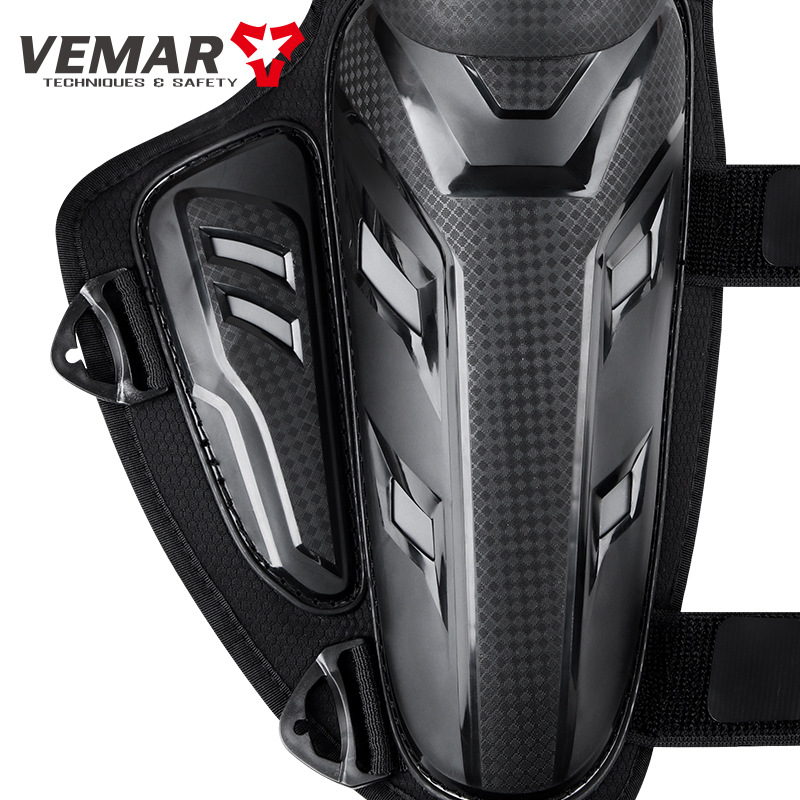Joelheiras para motociclismo, para todas as estações, com absorção de impacto, conjunto de duas peças, equipamento de proteção off-road para motociclistas, resistentes ao desgaste e quedas._voghion.com