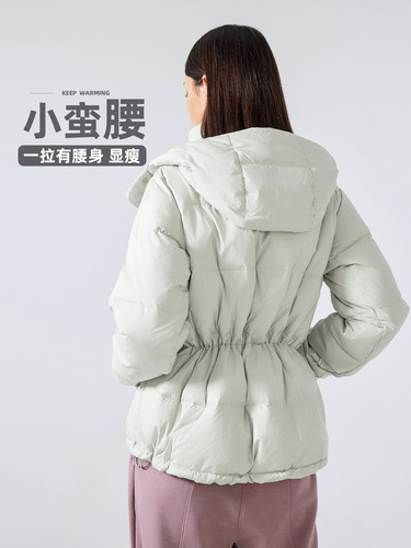 Women's Down Jackets for Autumn and Winter, Hooded Casual Outerwear, High-end Sporty Top, DAW160