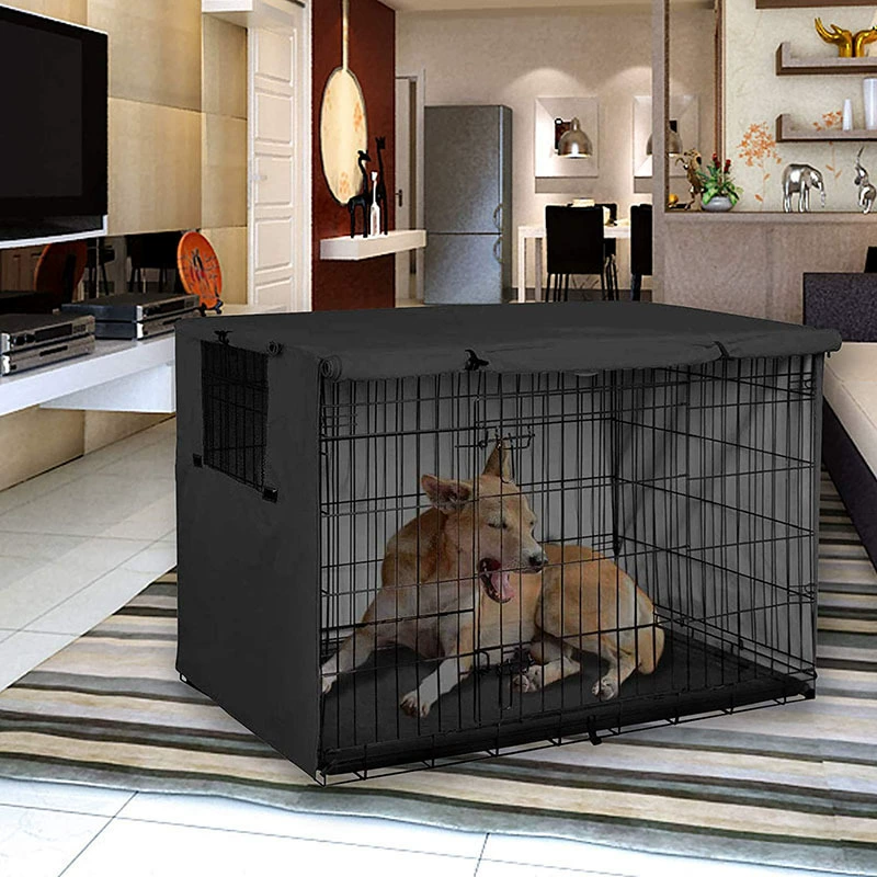 Водонепроницаемый чехол для клетки для собак, чехол для клетки для больших кошек, защита от солнца и пыли, аксессуары для питомцев