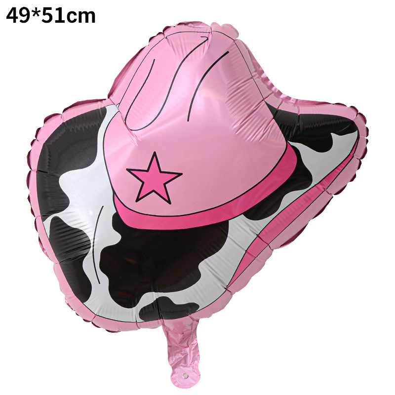 Nuevo Amazon nuevo alienígena vaca dibujos animados día de los niños tema de cumpleaños decoración de la fiesta de globo de aluminio
