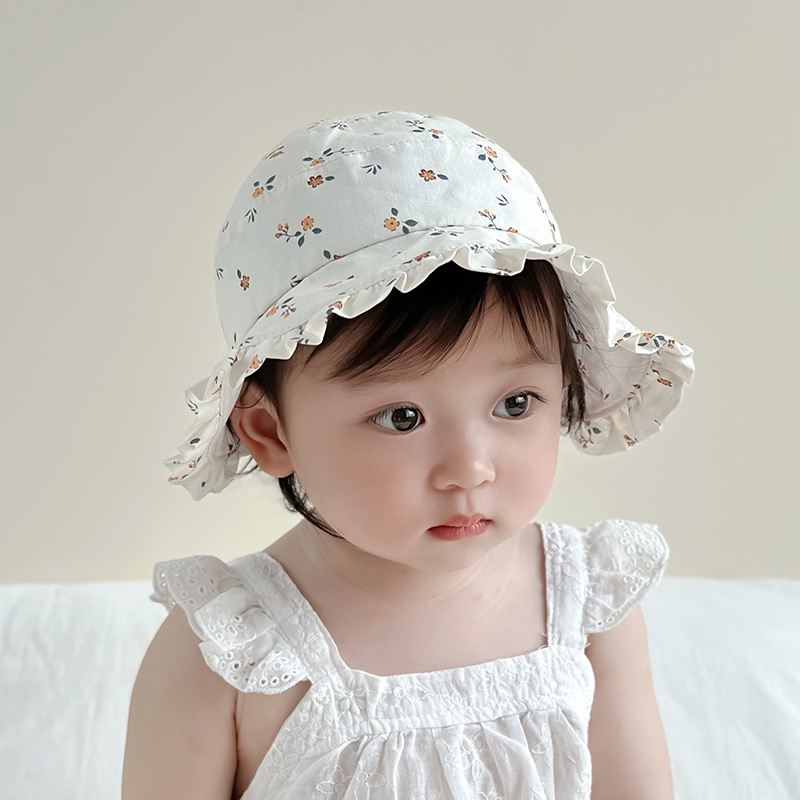Sombreros de bordes de bordes de flores grandes sombreros para bebés sombreros de verano para bebés sombreros de sombreros de sombreros de sol para niños sombreros de verano