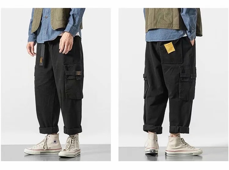Retro Style Cargo Pants