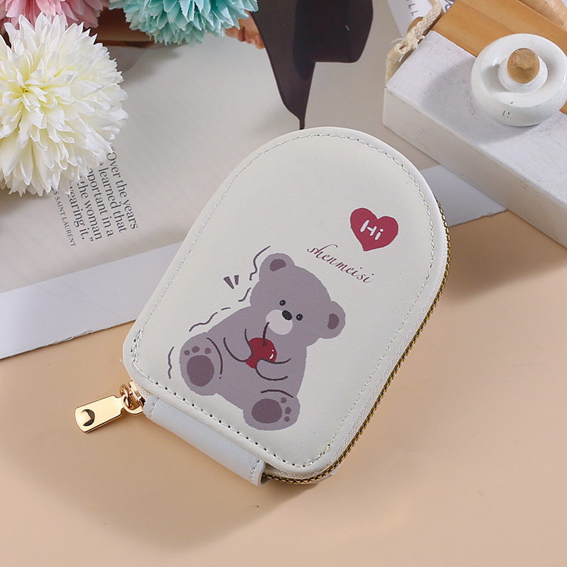 Donuts de dibujos animados transfronterizos lindo paquete de tarjetas de órgano temu venta caliente monedero de dibujos animados paquete de identificación de múltiples tarjetas