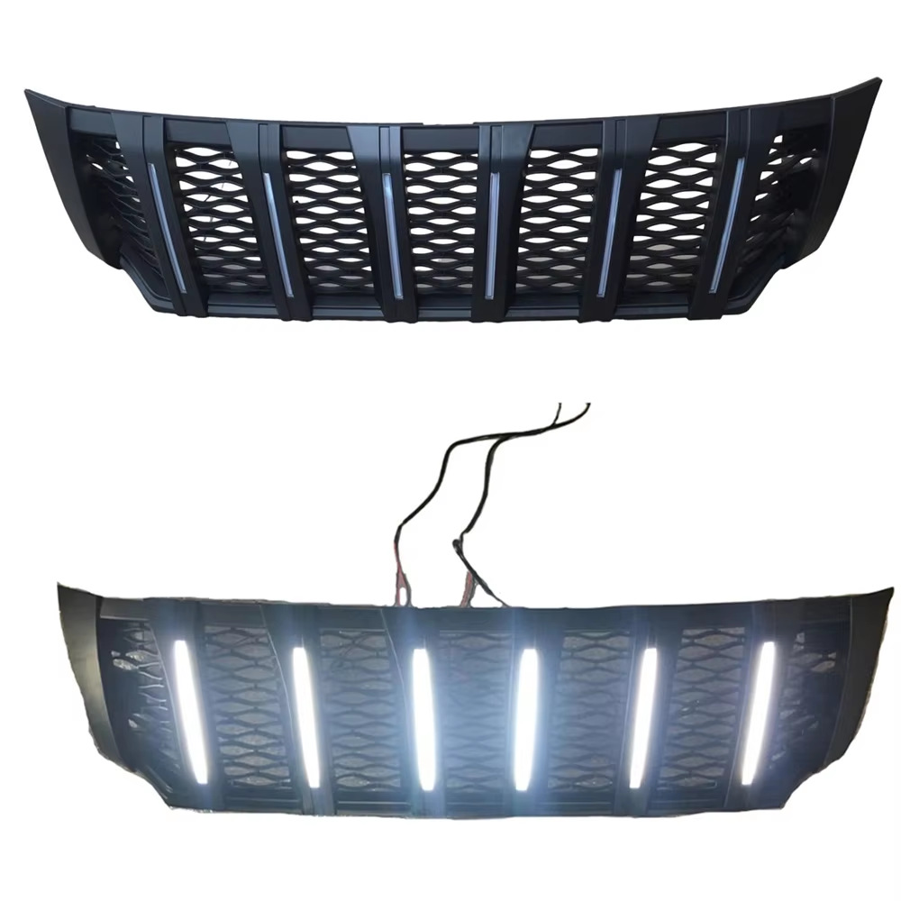 Suitable for Nissan Navara NP300 2015‑2019 front grille with lights for off-road use