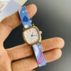 Ethnic swiss watch, small square brand quartz watches, Korean style, ethnic style