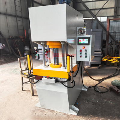 单柱液压机100吨伺服控制PLC触摸屏单臂C型液压冲床|ru