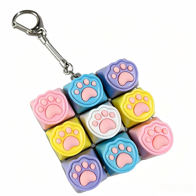 Nine-key silicone cat claw color 5