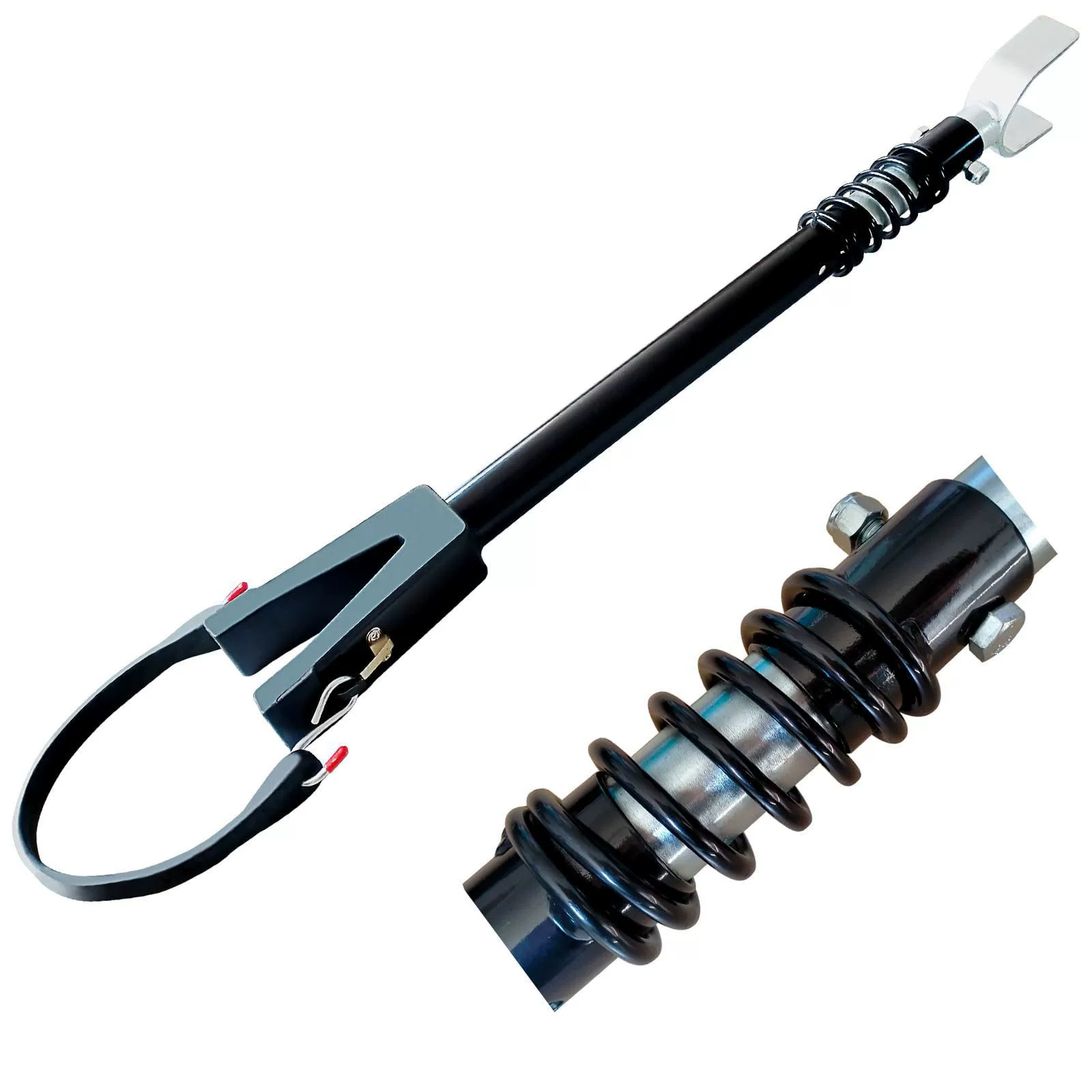 Защитная перекладина для подвесного мотора - регулируемый опорный кронштейн с функцией амортизации, усиленный углеродистой сталью