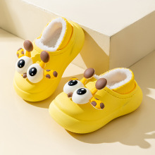 男童儿童棉拖鞋冬季防水女居家用婴幼儿园宝宝包跟2024新款棉拖鞋