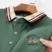 正品啄木鸟品牌男装夏季短袖男式polo衫中青年爸商务翻领t恤男士