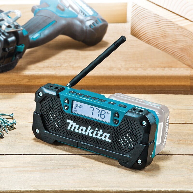 Makeda Japón 10.8-12V radio de litio MR052 estación de entretenimiento portátil de trabajo LED Herramientas eléctricas MR image 4