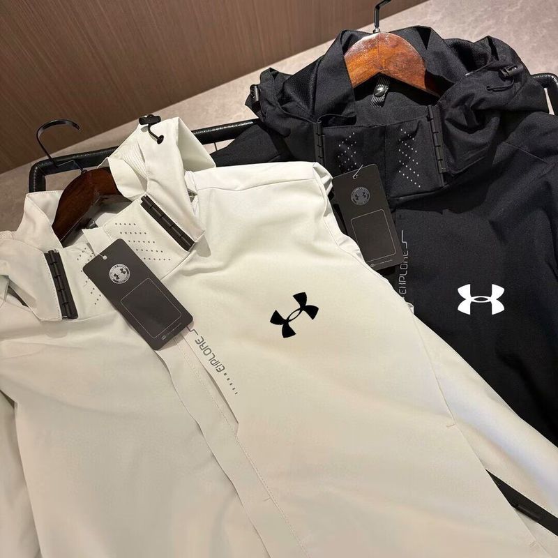 アンマ春秋突撃服男女新型UA防風防水三合一カップル保温ジャケット登山コート|undefined