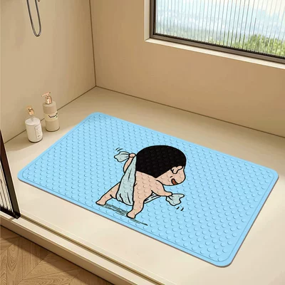 Mat for Home Use, Dirt-Resistant and – Avtomobil döşəmə paspasları - xiaoxin-rubs-her-back-4070cm-suction-cup-floor-mat