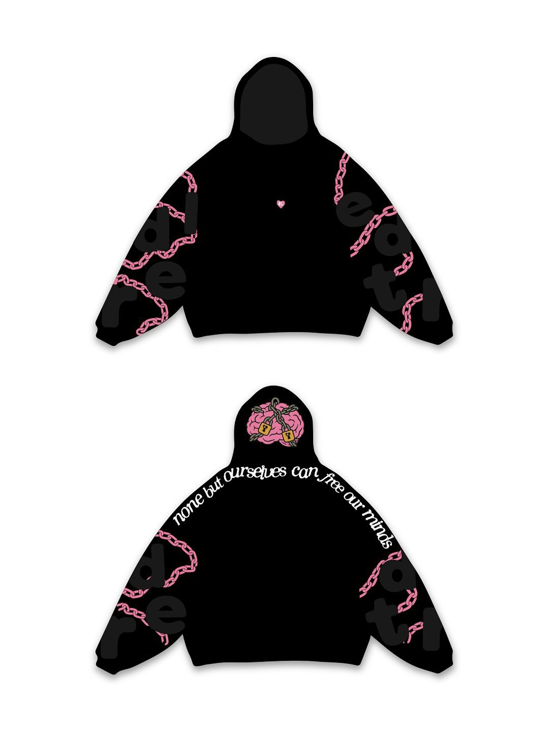 Men's Clothing American New Printed Tops Street Style Clothing Loose Hip Hop High Street Hooded Sweatshirt Tops Jacket_viptrois.com