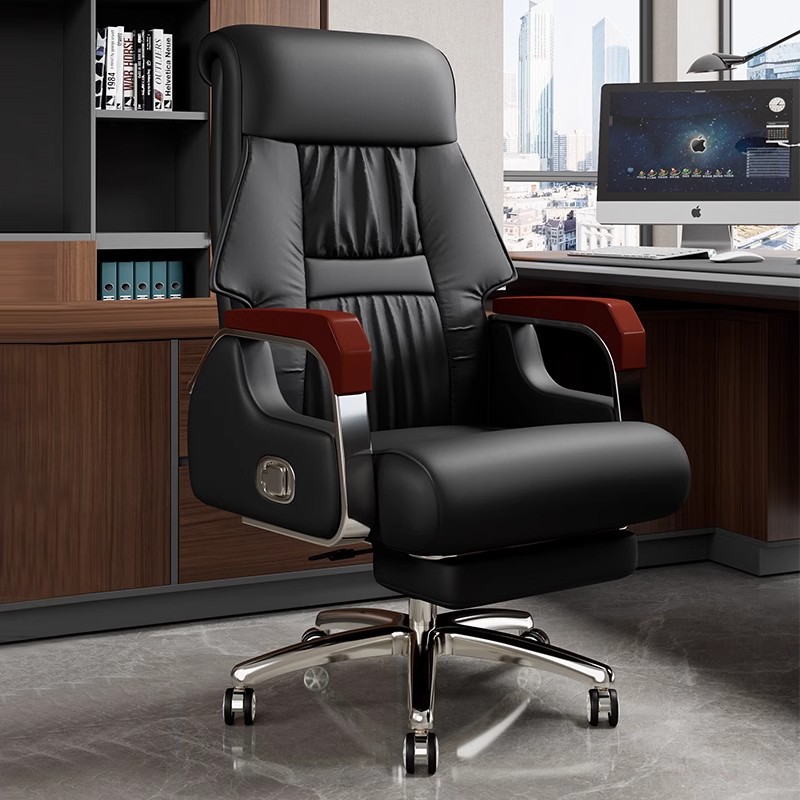 Boss Chair Office Chair Home Lunch Break Reclining Massage Seat Ergonomic Business Computer Chair Leather Executive Chair
