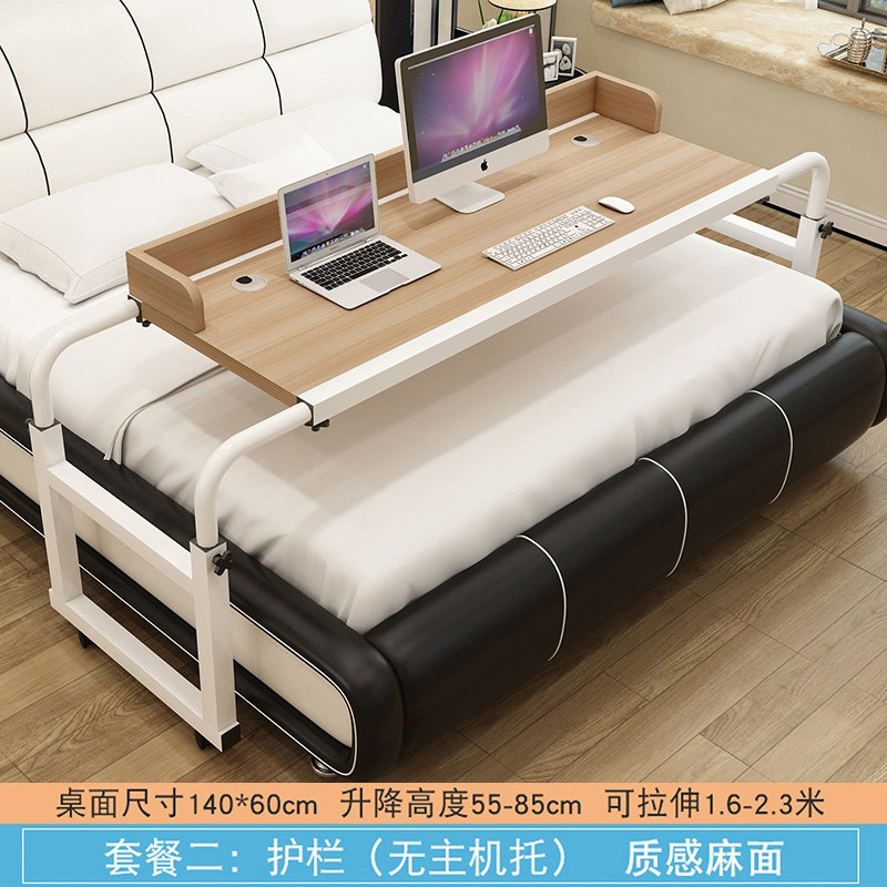 QuickXiaoQinw escritorio de cama dormitorio escritorio de cama estampado mesas de cama móviles pequeñas mesas de cama elevadoras mesas de computadora de cama