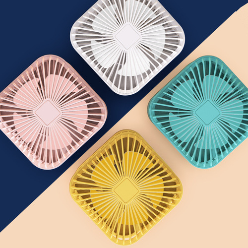 Desk Mini Folding Retractable USB Charging Fan Silent Portable Fan Cross-Border Amazon Manufacturer Wholesale