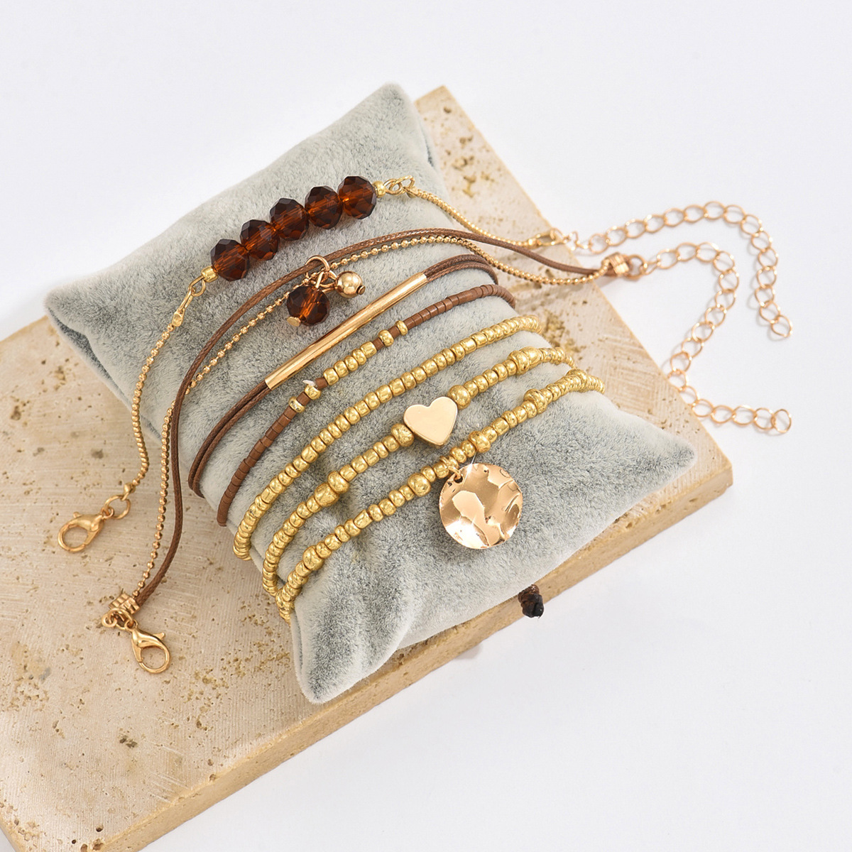 Minimalist Stackable Layered Bracelet Hypoallergenic Jewellery_voghion.com