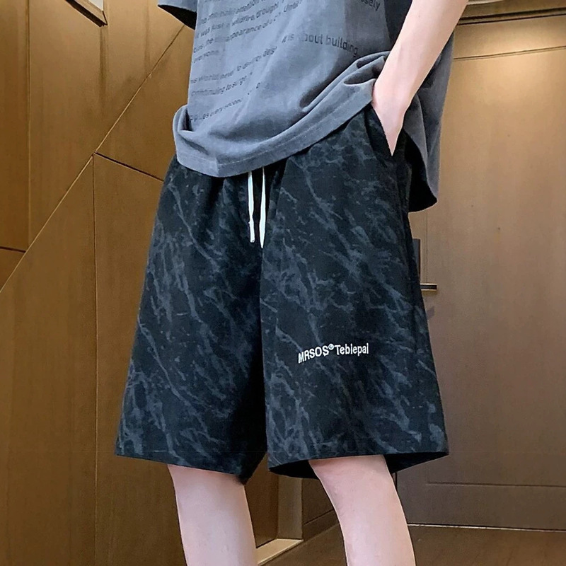 Casual Shorts for Men, Summer 2026 New Style, Oversized Trendy Brand Sports Shorts, Beach Five-Point Pants 5