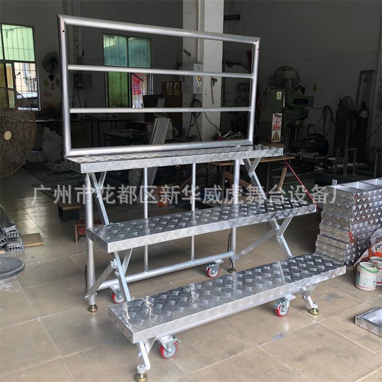 合唱台厂家直销、学校演出合唱台、三层折叠合唱台、铝合金合唱台