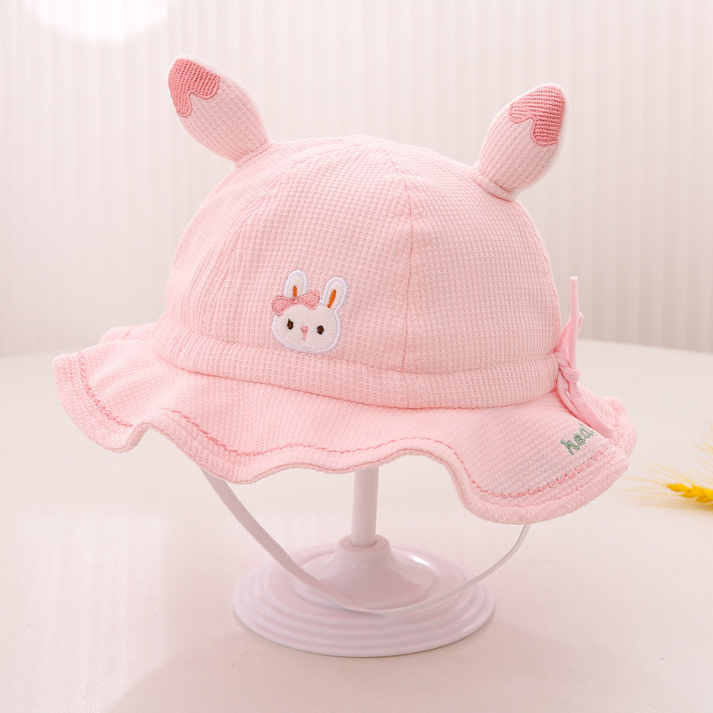 Sombreros para bebés primavera y otoño para niños y niñas viajan sombrero de pescador de sombrero de sombra lindo bebé caliente a prueba de viento sombrero de puerta de salmuera