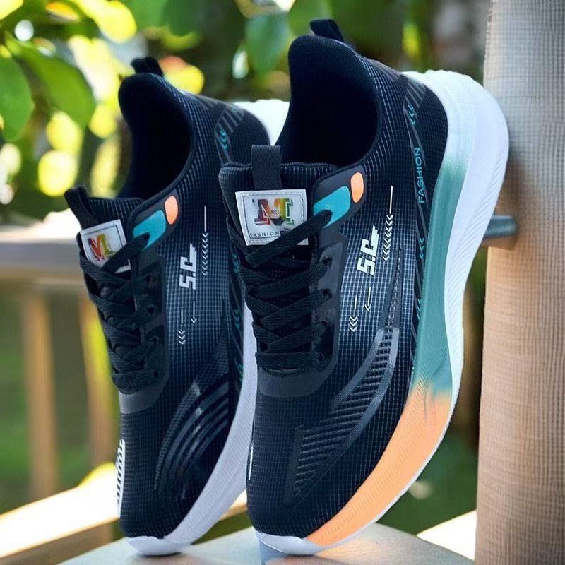 Men's For Spring Summer, Cross-border Soft-soled Running Comfortable And Breathable Student Mesh Men's Casual Shoes,_vogvips.com