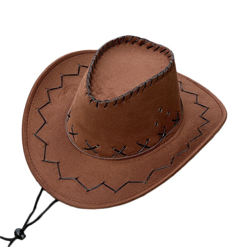 Western Cowboy Zomerhoed voor Dames, Bescherming, Europese en Amerikaanse Stijl, Retro, Breedgerande Strandhoed voor Trendy Meisjes_voghion.com