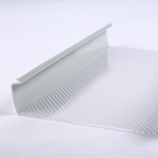 Xinyang City Highly Transparent Pc Plastic U Profile Led Lampshade Shell Polycarbonate Extrusion Profile Plastic Lighting