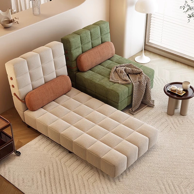 Cream-Style Simple Sofa Bed, Foldable Dual-Purpose 2026 New Model, Small Apartment Single/Double Multifunctional Folding Bed