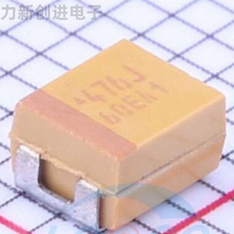TAJB476K006RNJ描述47uF(476) ±10% 6.3V 钽电容