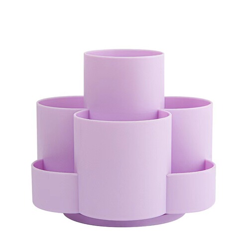 Multifunctional Rotating Pen Holder Office Desktop Stationery Students and Children Creative Plum Blossom Large Capacity Storage Box Wholesale