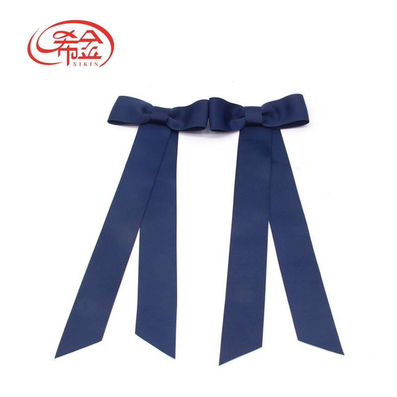 Factory Wholesale Long Bowknot Clothing Decoration Corsage Polyester Ribbon Flower Factory Wholesale Long Bowknot Clothing Decoration Corsage Polyester Ribbon Flower
