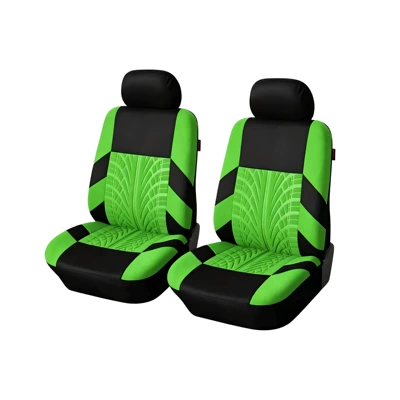 Seat cushion, seat cover Fabric Four-Season Universal Car Seat - green-4-piece-set-double-seat