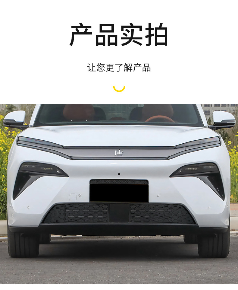 Suitable for 25 Models of Byd Tang Ldmi/Ev, Anti-Insect Net, No-Disassembly Front Bumper Condenser Box Protective Net Modification Accessories