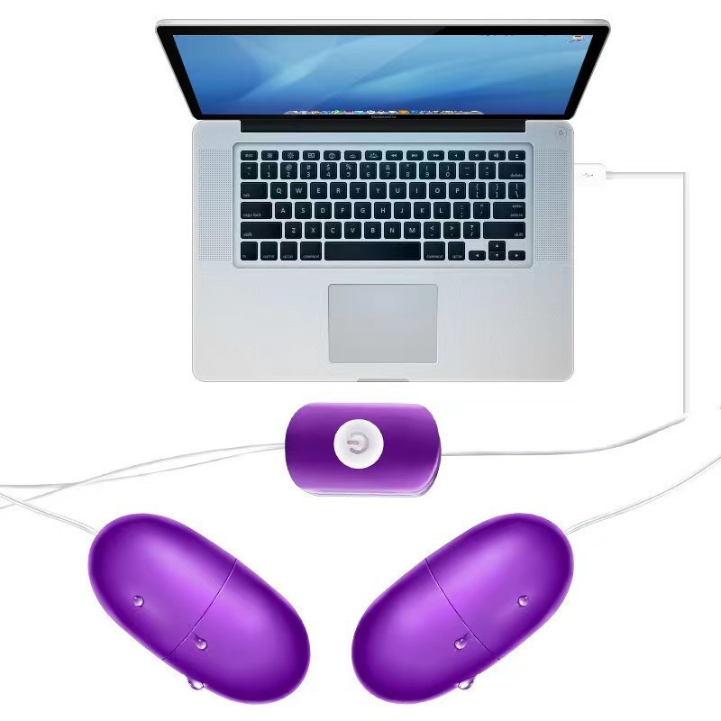 JINLE diseño USB huevo salto femenino aparato de masturbación varilla vibrante masajeador de sexo adulto 390 / caja
