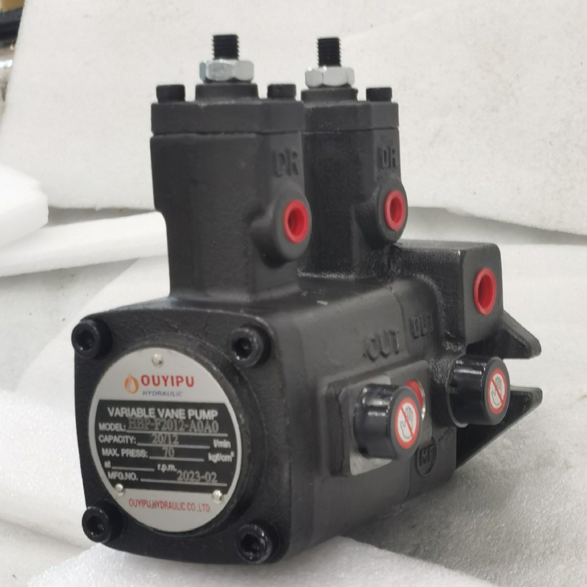 台湾欧伊普OUYIPU双联油泵VVPE-F08A-F08A-10 VVPE-F08B-F08B-10