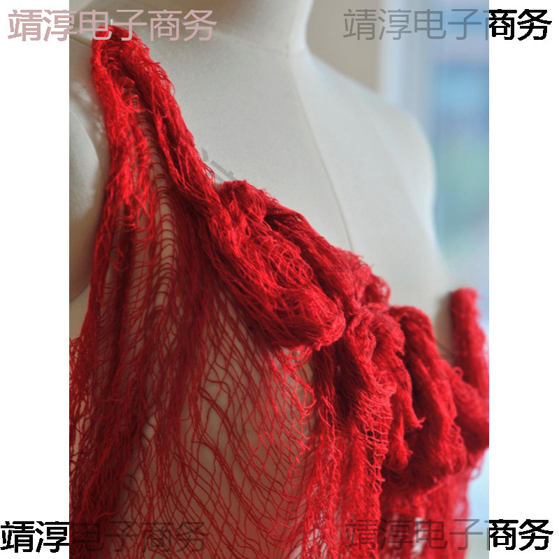 1 Wandering Color Polyester Cotton Yarn Artist Creative Rice Price - Designer Fabric 4 Shabby Sparse Gauze