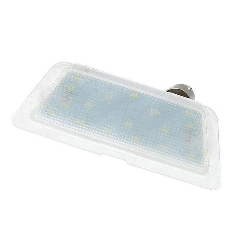 Suitable for Opel Astra G 98-04 license plate lights, 18 LED white lights, transparent frame, 1 piece, a popular item for cross-border sales