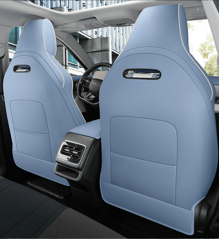 Full-coverage car seat covers specifically for Chery Tiggo 5x and Tiggo 4 Pro, all-leather, suitable for all seasons