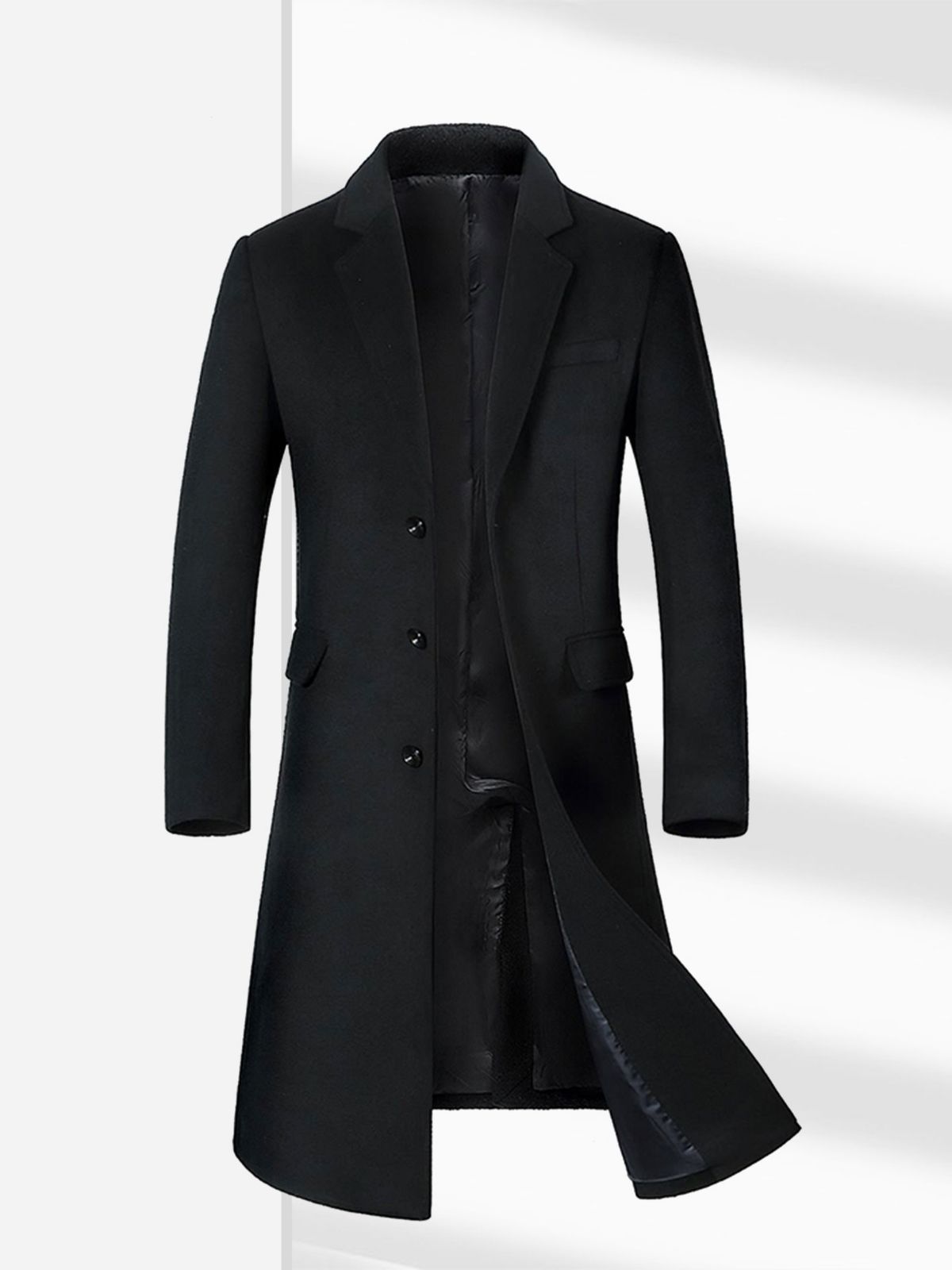 ウールコート メンズ ユース 冬用 暖かい 厚手 イギリス風 ロングコート ウール製 ウインドブレーカー メンズ アウター 卸売