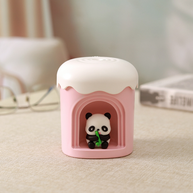 漫画パンダ漫画小型加湿器 USB 水補充スプレー空気加湿かわいいオフィスデスクトップギフト|undefined
