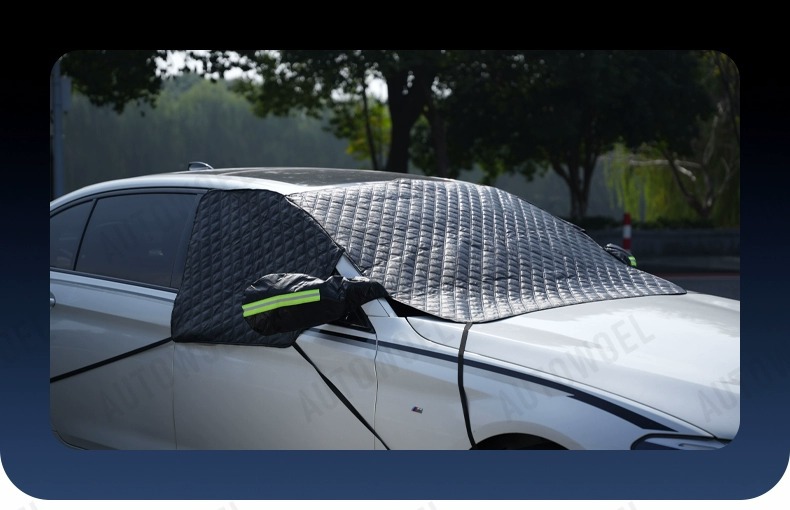Three-Window Snow Shield, Frost Protection Cover, Front Windshield Snow Cover, Snow Shield, Frost and Snow Protection Cover, Enlarged and Thickened Snow Cover