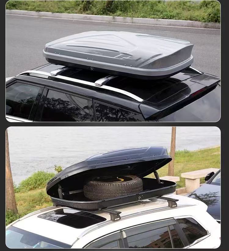 Genuine Car Roof Luggage Box, Large Capacity Suv Roof Box, Universal Ultra-Thin Travel Suitcase Luggage Rack