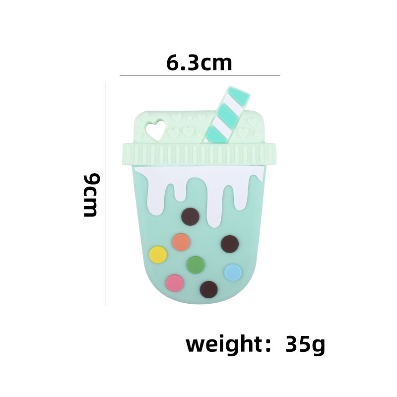 Bebé suministros de leche silicona taza té helado mordedor palo mordedor juguete Comercio exterior AliExpress Amazon mordedura pegamento
