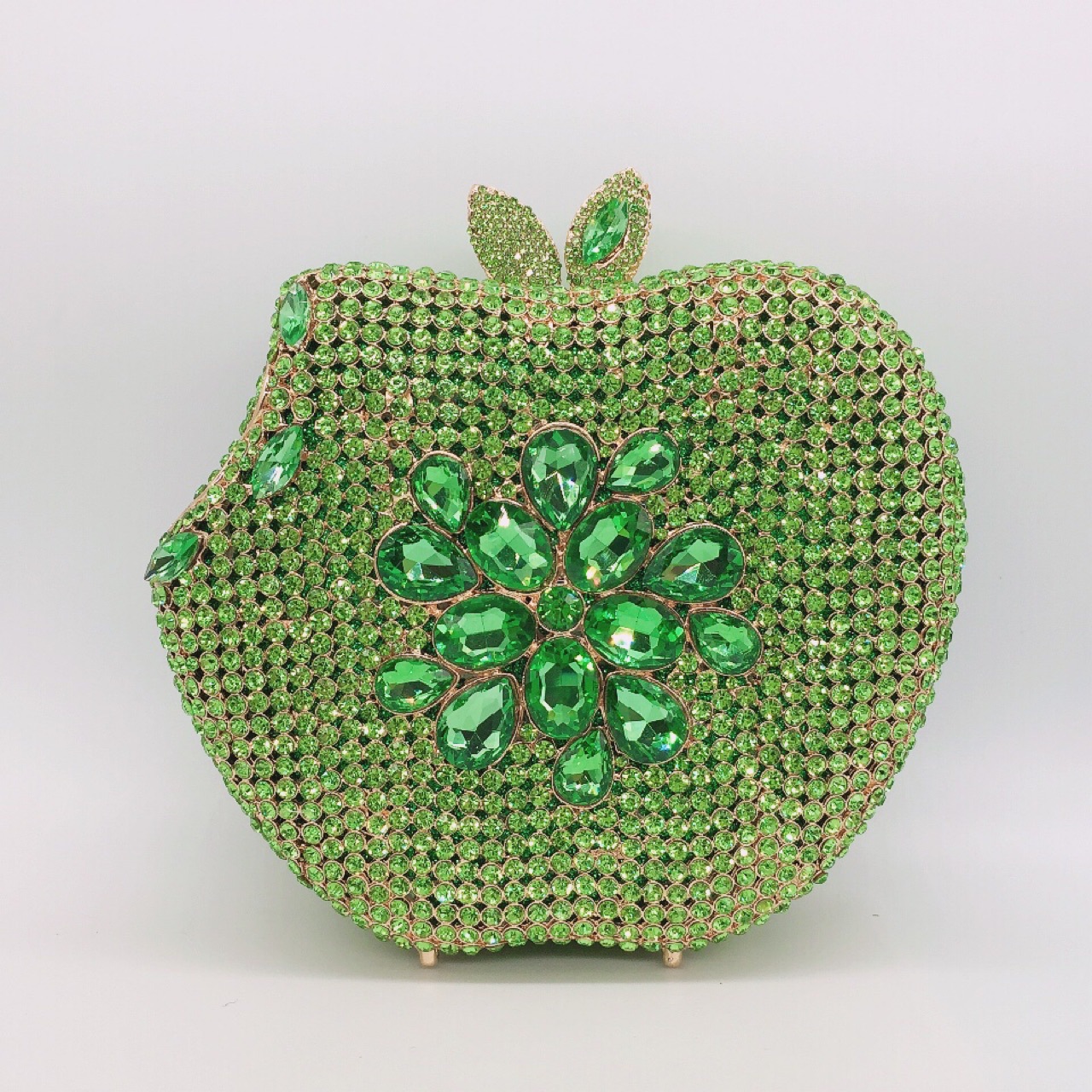 * Bolsa de cena de diamantes de manzana transfronteriza Europa y Estados Unidos Bolsa de mano Bolsa de mujer Apple clutch