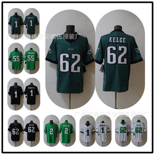 Foreign Trade 2025 New Legendary Third Generation Football Jersey Eagles American Football Uniform Embroidered T-Shirt