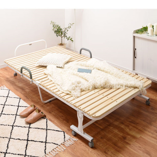 Wholesale export solid wood hard board folding bed office lunch break single bed nap bed hotel extra bed confinement nanny escort