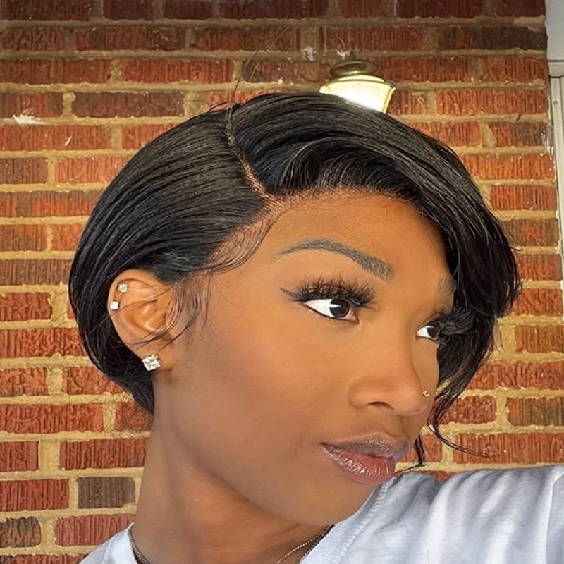 Women's Simple Style Casual Holiday Short Straight Hair Wigs display picture 5