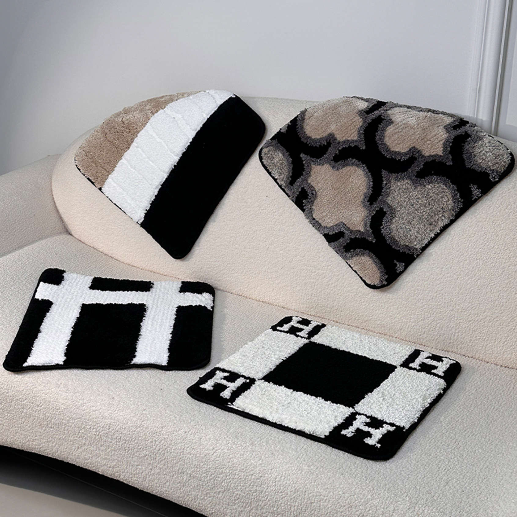 Cojín Afelpado para Silla de Terciopelo Térmico y Suave para Oficina image 1